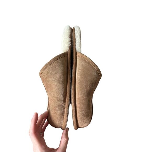UGG Men's Scuff Slippers size 12 Chestnut Suede Tan - Picture 6 of 8